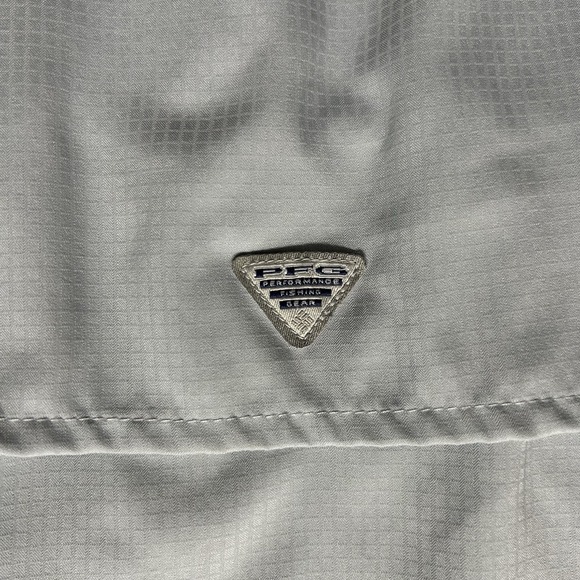 Columbia PFG Shirt Womens XL Snap Button Sleeveless Fishing LtBlue Hiking Vented - Picture 3 of 8